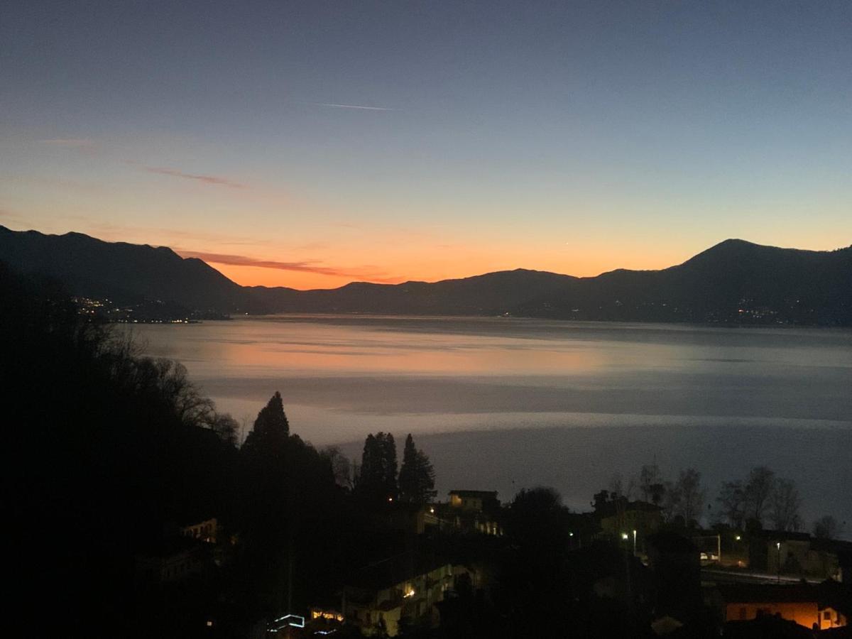 Apartamento Casa Colmegna Mit Traumhaften See- Und Bergblick Luino Habitación foto