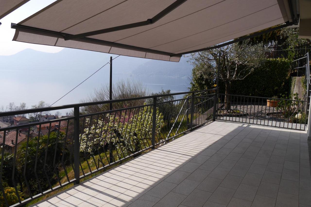 Apartamento Casa Colmegna Mit Traumhaften See- Und Bergblick Luino Exterior foto