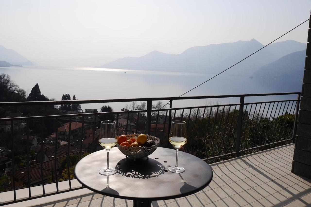 Apartamento Casa Colmegna Mit Traumhaften See- Und Bergblick Luino Exterior foto