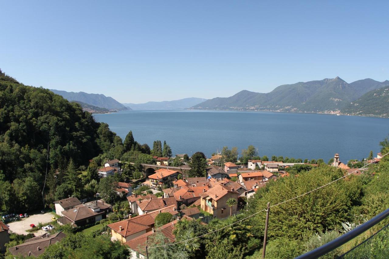 Apartamento Casa Colmegna Mit Traumhaften See- Und Bergblick Luino Exterior foto